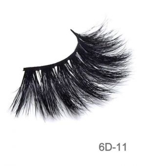 6D Mink Eyelash Cruelty Free Soft Fluffy Mink Eyelashes 25 mm Real Mink with packaging [EL-02]