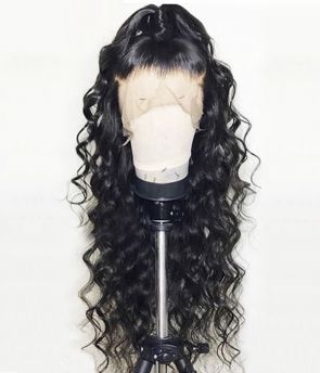 Rilich Hair Pre-Plucked Virgin Full HD Lace Wigs With Baby Hair Glueless Bouncy Wave Human Hair For Women TR087