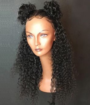 Rilich Hair Virgin Hair Tiny Curly HD Full Lace Human Hair Wigs With Baby Hairs TR188