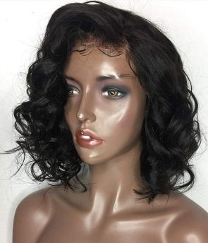 Rilich Hair Loose Wave Short Virgin Human Hair Wigs 13×4 HD Lace Front Wigs For Black Women TR098