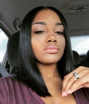 Rilich Hair Glueless Straight Short Virgin Human Hair Undercut Bob Pre-Plucked 360 Lace Wigs TR080
