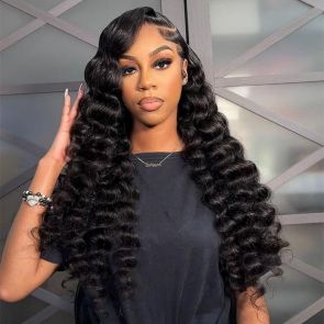 Rilich Hair 13x6 HD Lace Deep Wave  Virgin Human Hair Wig with Natural Hairline RL007