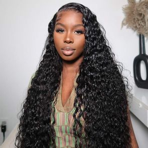 Rilich Hair  Water Wave Wig 13*4 HD Lace Wig Human Hair TR012